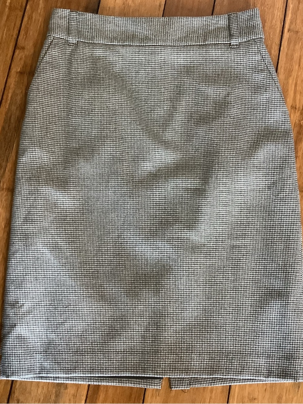 Banana Republic Micro-Houndstooth Pencil Skirt